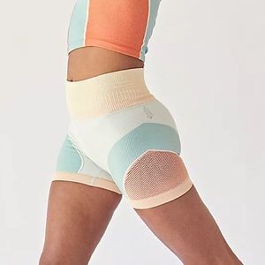 Free People Point Break Shorts Citrus Combo NWT